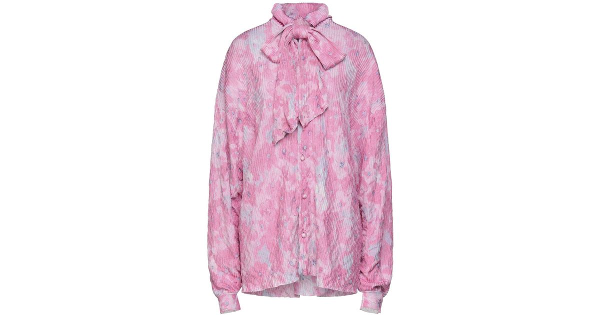 balenciaga pink shirt