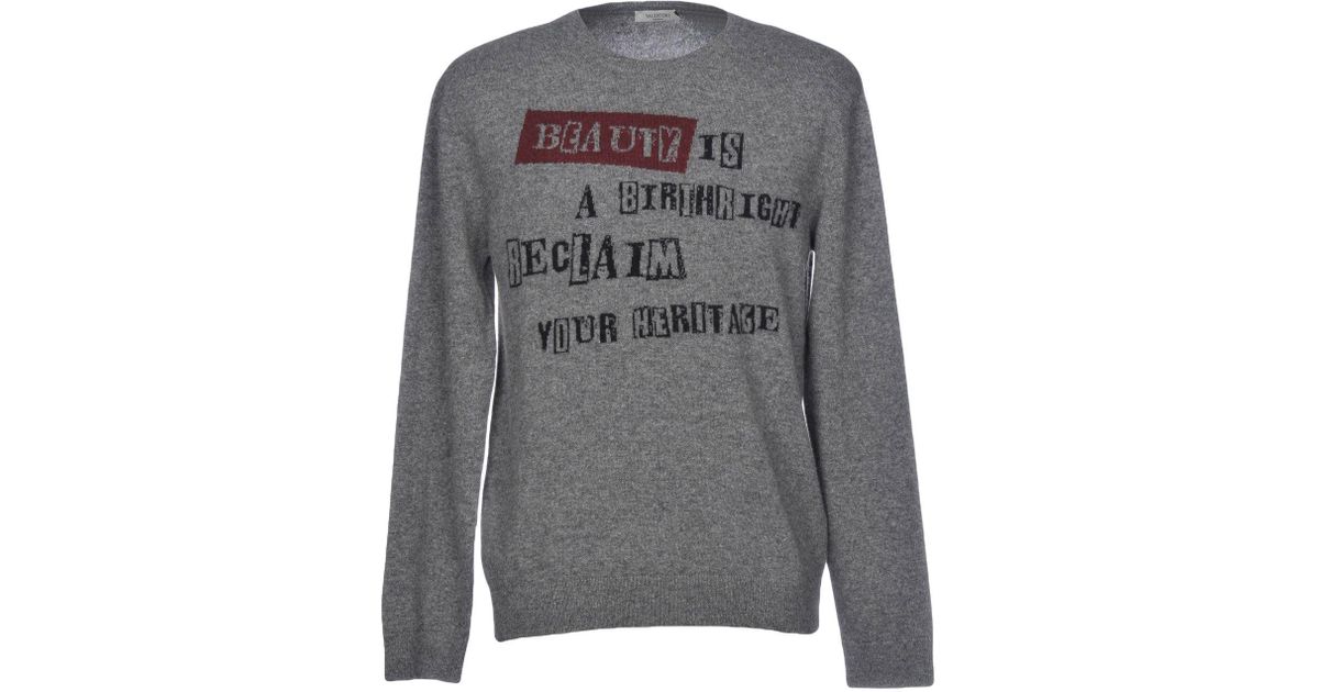 valentino grey jumper
