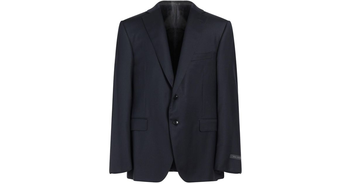 Pal Zileri Suit Jacket in Blue for Men | Lyst