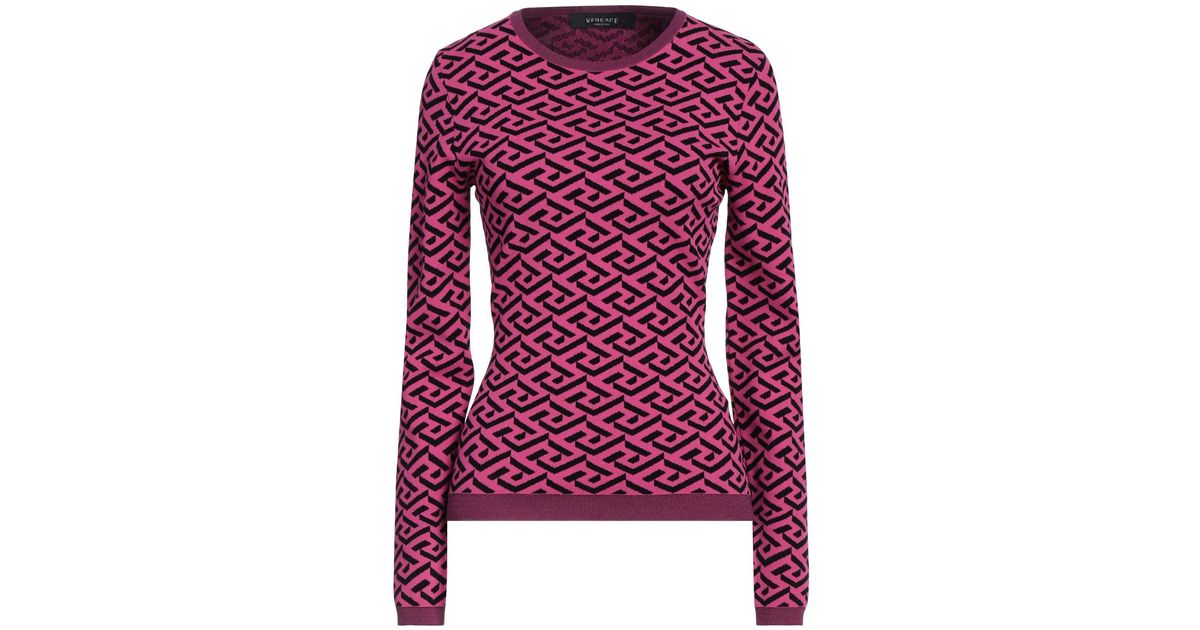 Versace Jumper in Purple Lyst