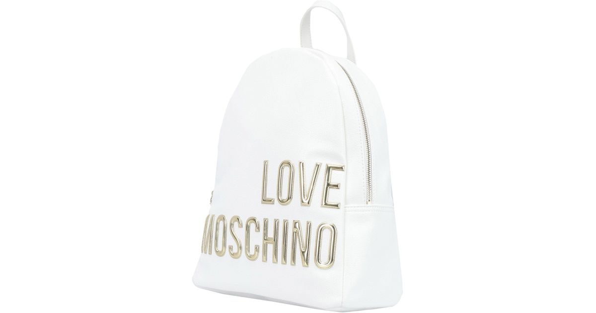 love moschino backpack white