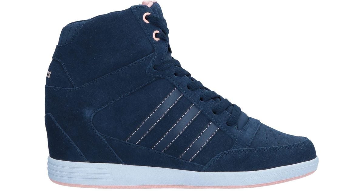 Adidas Neo High-tops & Sneakers in Blue | Lyst UK