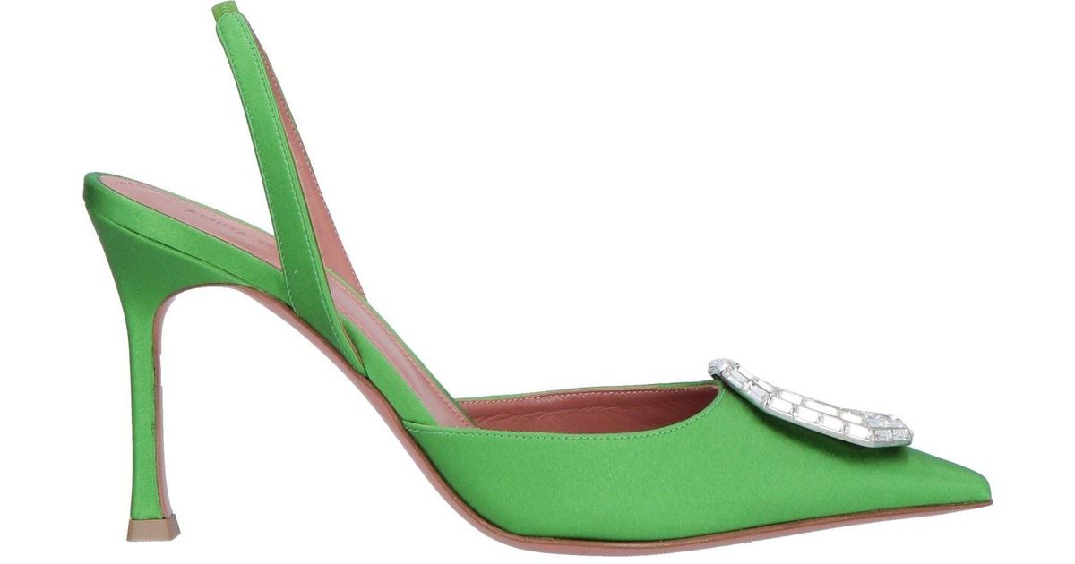 amina muaddi white pumps