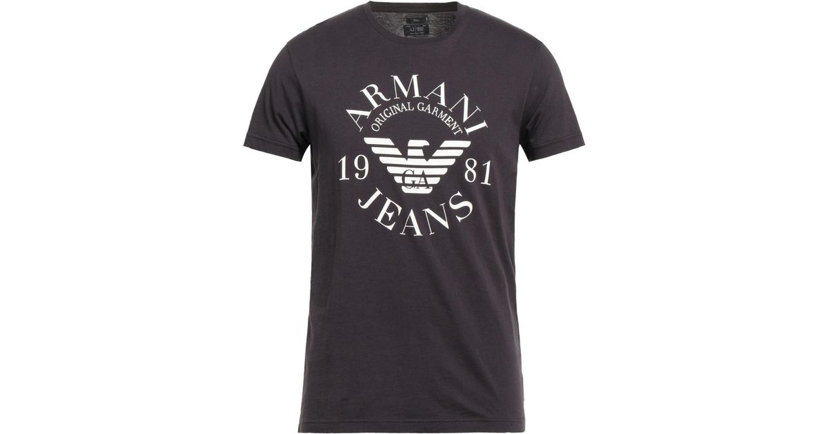 Camiseta Armani Jeans de hombre de color Negro | Lyst