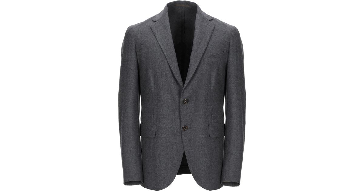Eleventy Flannel Blazer in Grey (Gray) for Men - Save 10% - Lyst