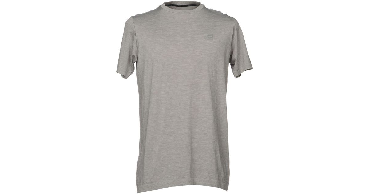 Jack & Jones Synthetic T-shirt in Light Grey (Gray) for Men - Lyst
