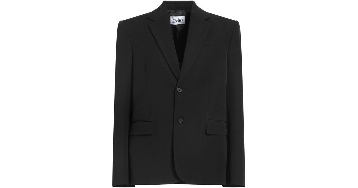 Jean Paul Gaultier Blazer Wool in Black | Lyst UK