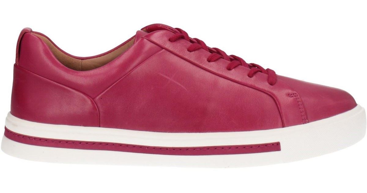 clarks pink trainers