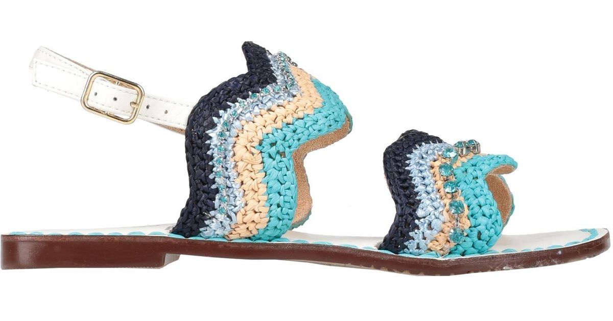 Sandalias de CafeNoir de color Azul | Lyst