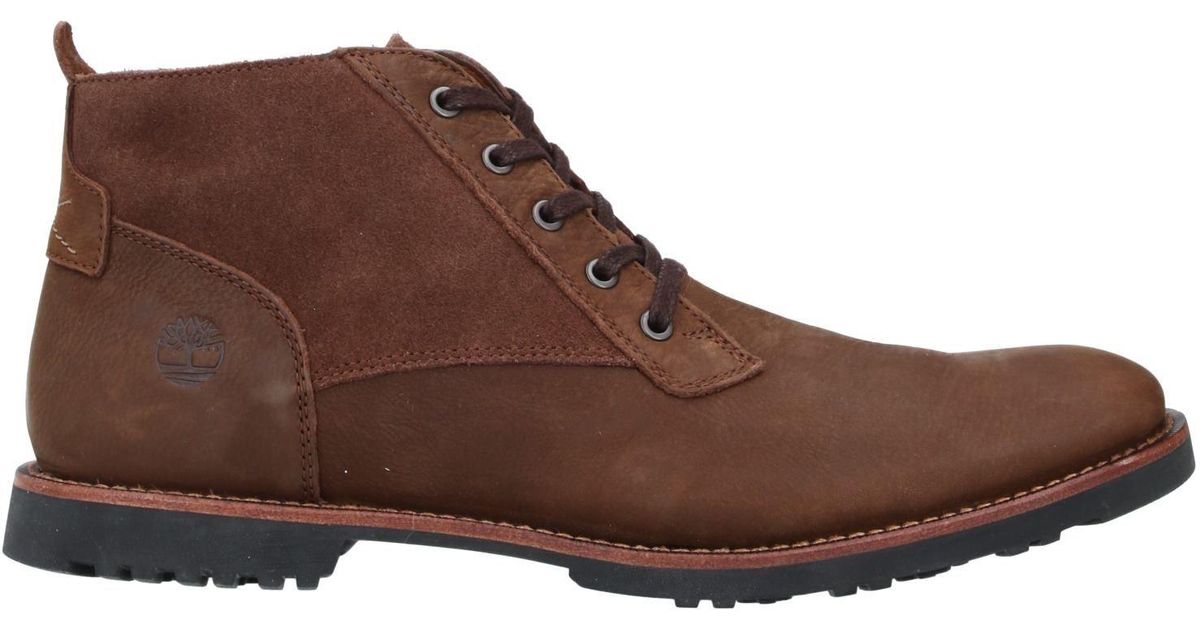 Timberland Leather Ankle Boots in Cocoa (Brown) for Men - Lyst