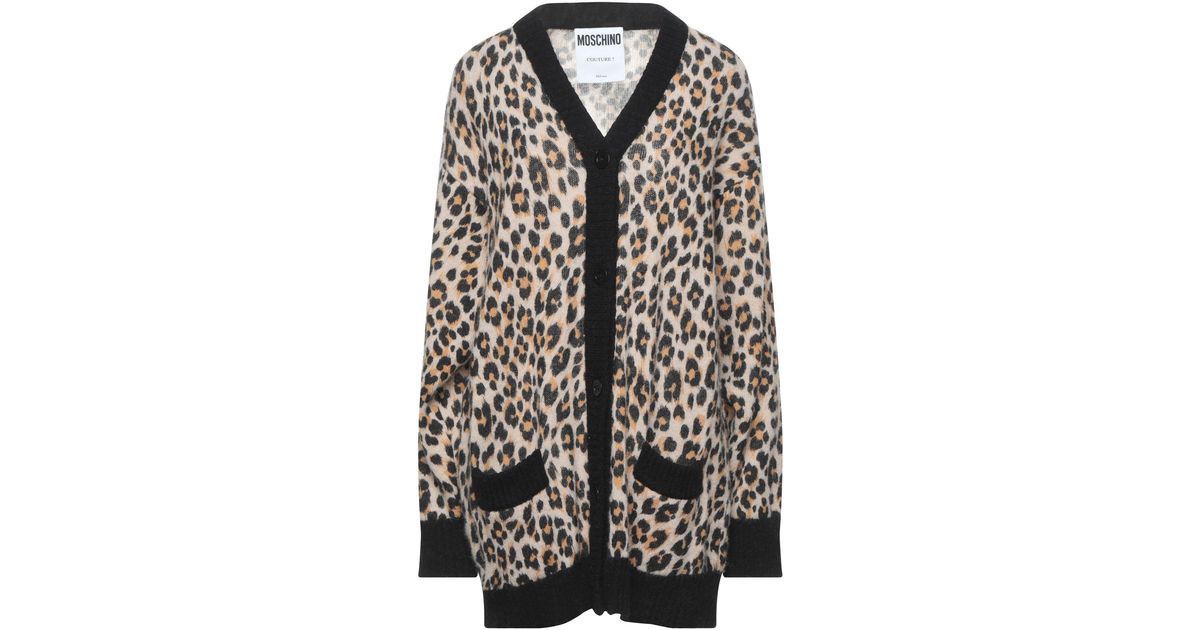 Moschino Cardigan in Beige (Natural) | Lyst
