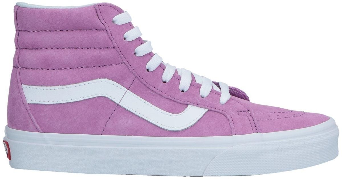 high top purple vans
