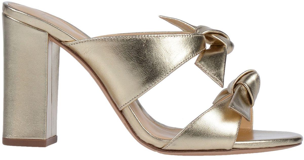 alexandre birman gold sandals