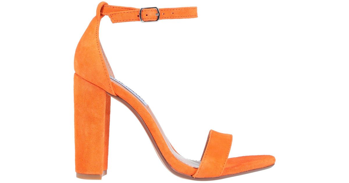 steve madden sandals orange