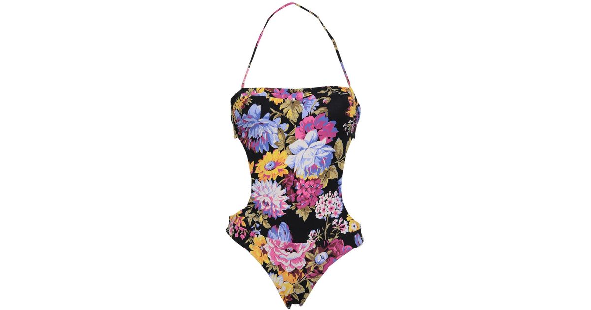 Miss Bikini Synthetic One-piece Swimsuit in Black - Lyst
