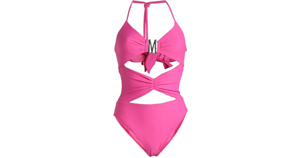 Moschino Onepiece Swimsuit in Fuchsia (Purple) Lyst