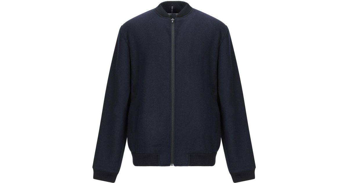 Essentiel Antwerp Flannel Jacket in Dark Blue (Blue) for ...