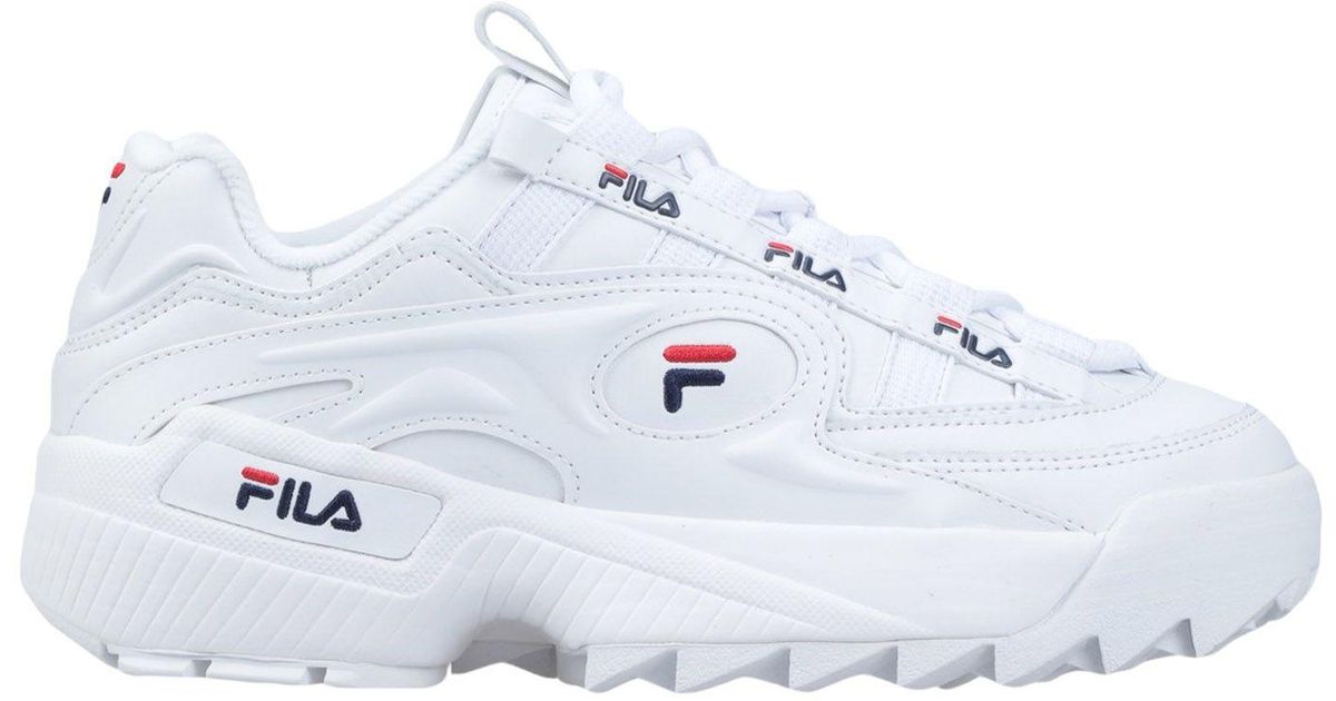 Fila Leather Low-tops & Sneakers in White - Lyst