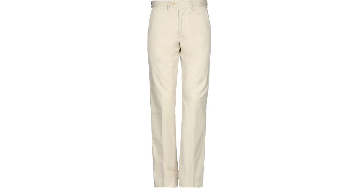 Brooksfield Cotton Casual Trouser in Beige (Natural) for Men - Lyst