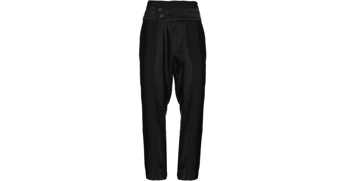 Ann Demeulemeester Casual Pants in Black - Lyst