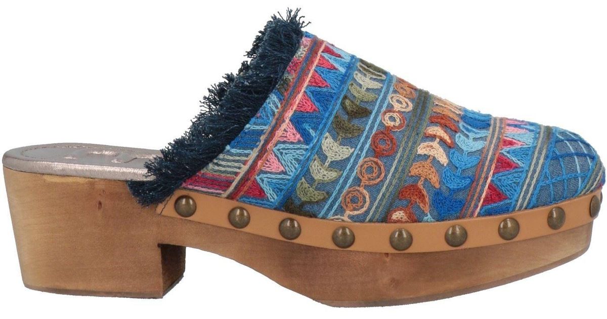 Mou Mules & Clogs in Blue Lyst