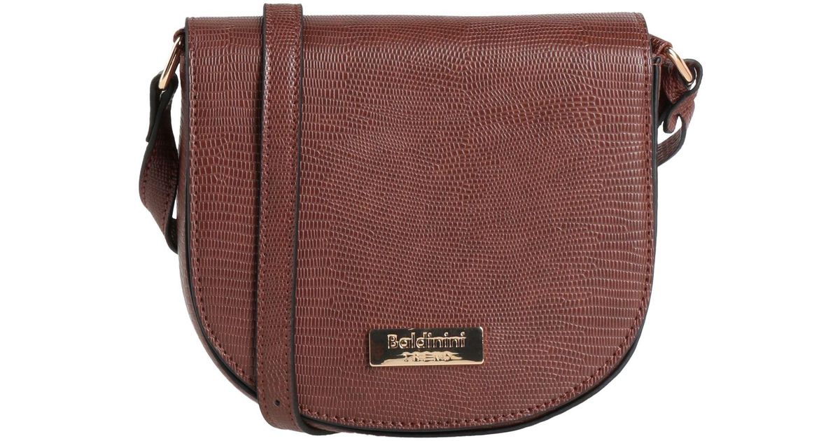 Baldinini Trend Brown Cowhide Crossbody Bag main image 1