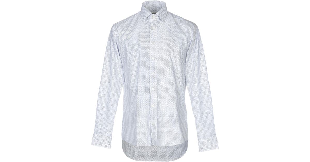 Etro Cotton Shirt in White for Men - Lyst