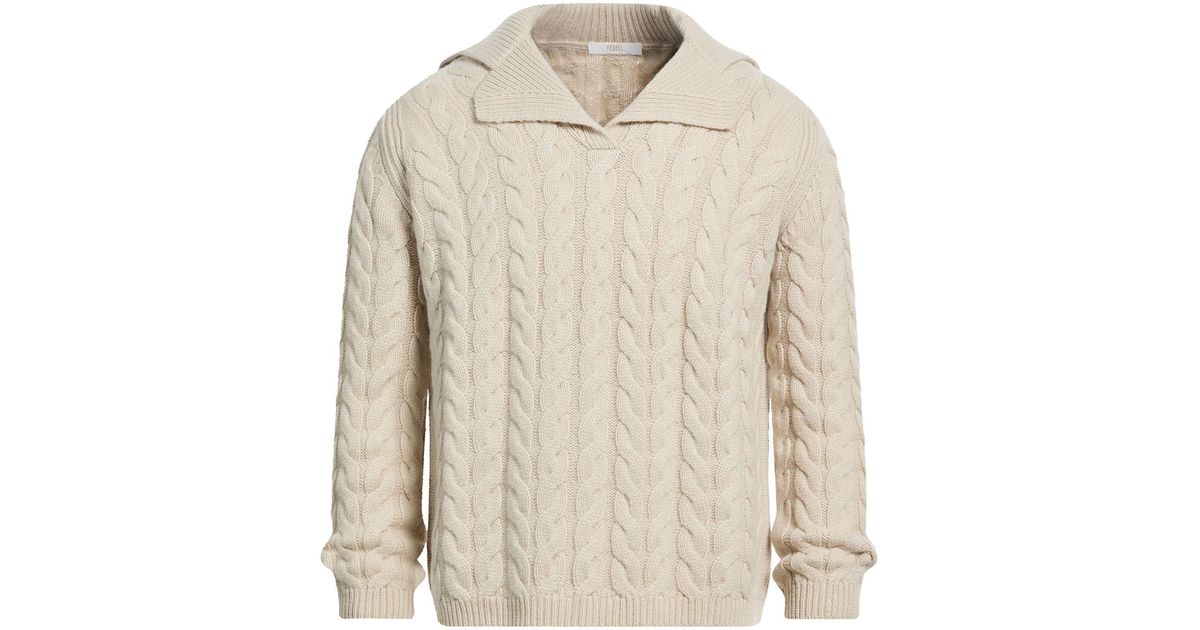 Fedeli Sweaters in Natural for Men | Lyst UK