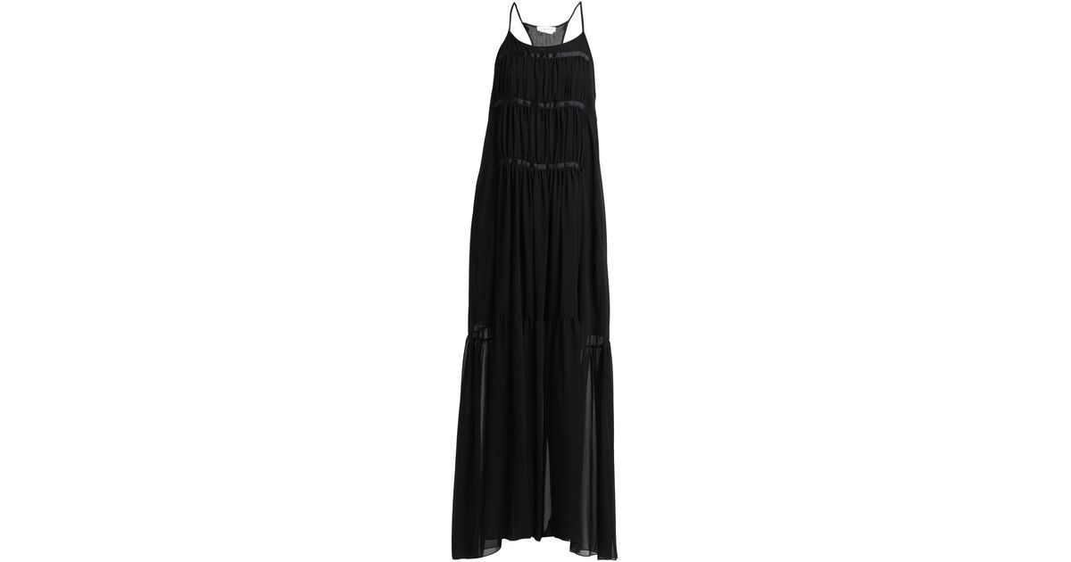 Anna Molinari Long Dress in Black | Lyst