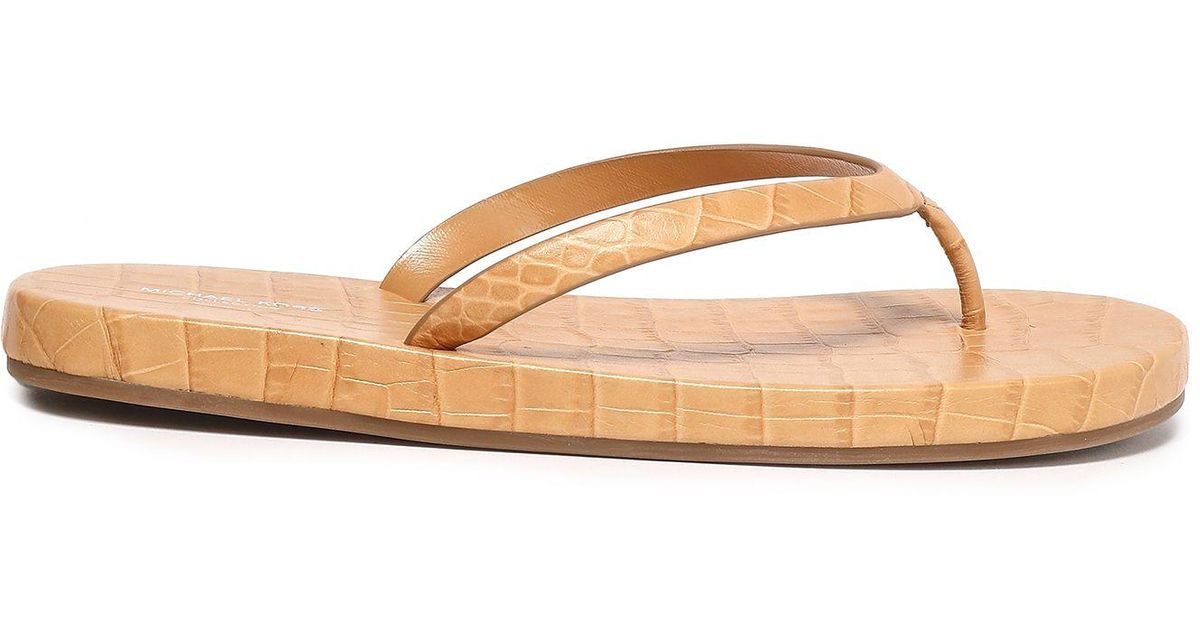 michael kors camel flats