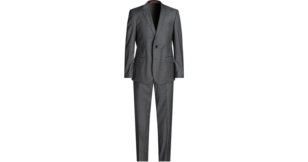 BOSS by HUGO BOSS Suit in Gray for Men | Lyst