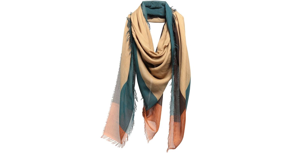 Coccinelle Scarf in Camel (Blue) | Lyst