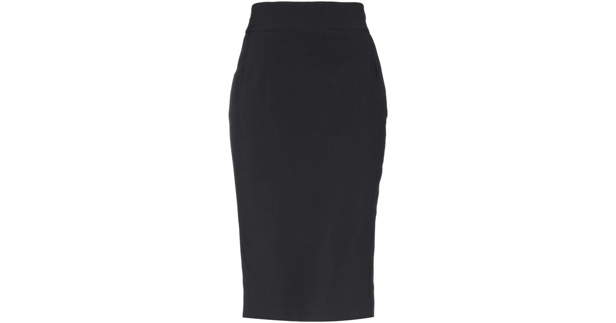 ..,merci Synthetic 3/4 Length Skirt in Black - Lyst