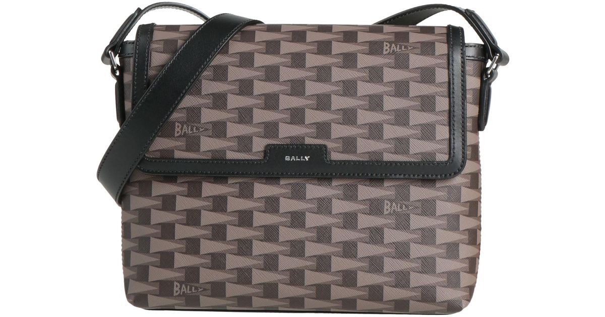 Bally Cross-Body Bag in Gray for Men | Lyst