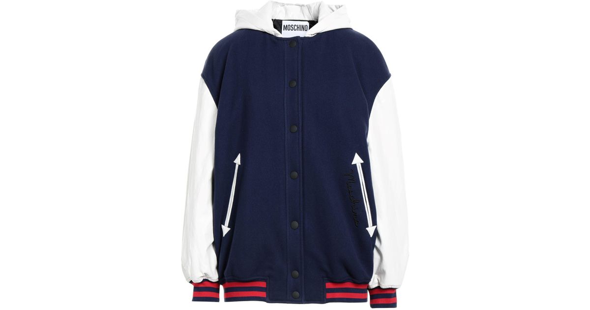 Moschino Jacket in Blue | Lyst