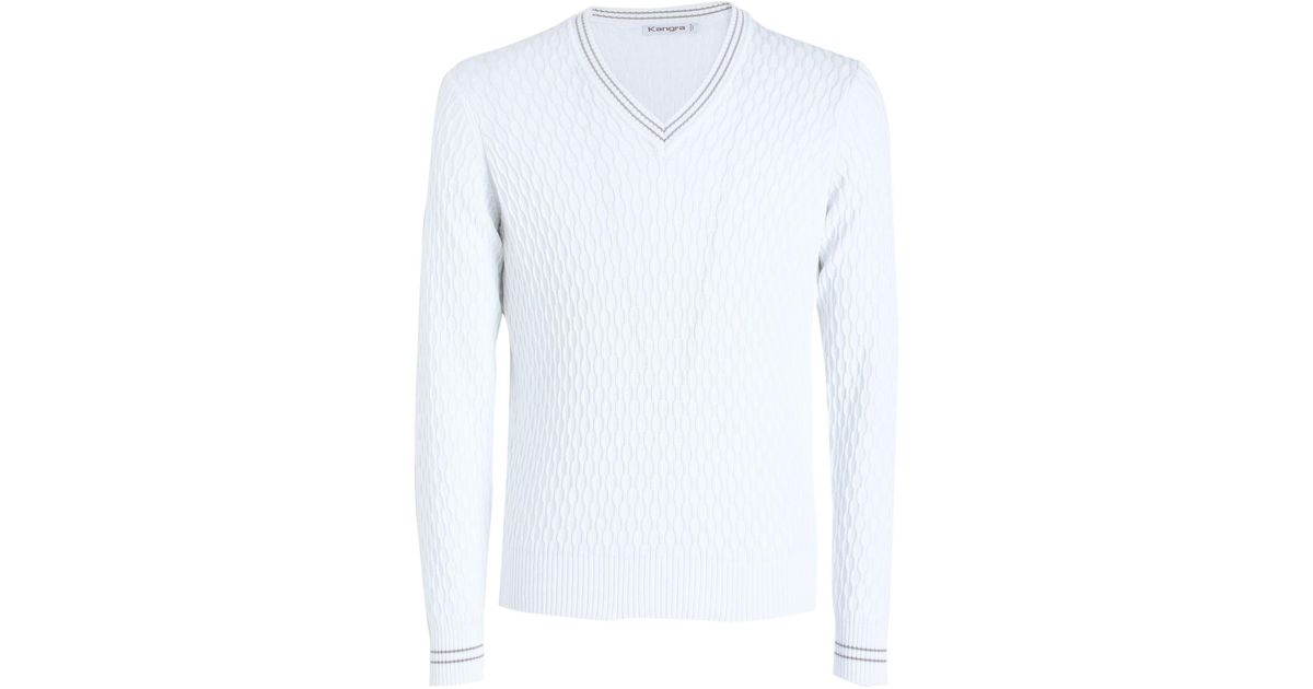 Kangra Sweater in White for Men | Lyst