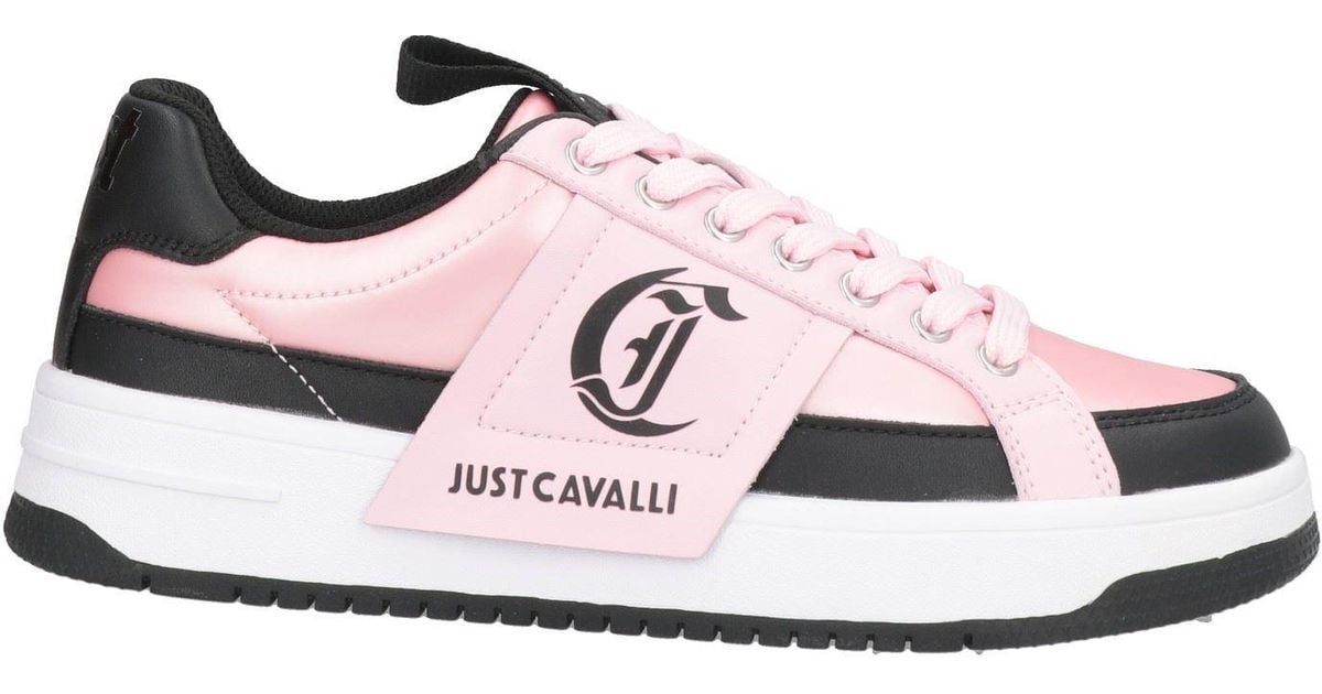 Pink Just Cavalli Womens Trainers Just Cavalli Trainers In Pink