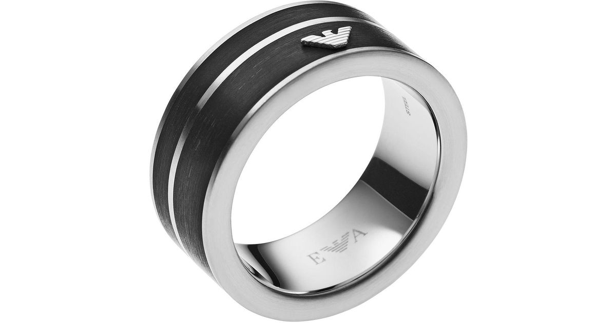 black armani ring