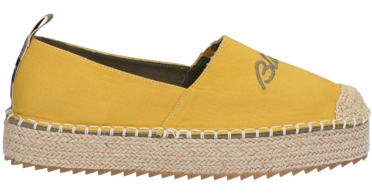 blauer espadrilles