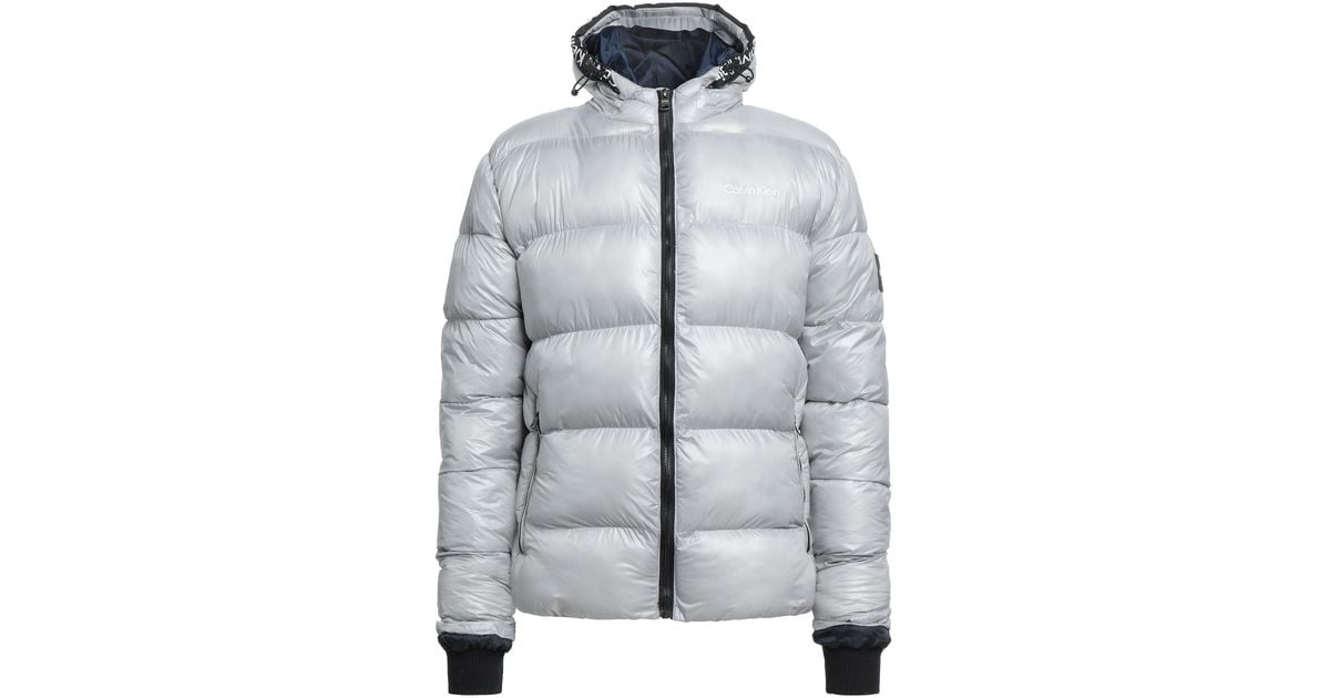 Reflective puffer best sale jacket calvin klein