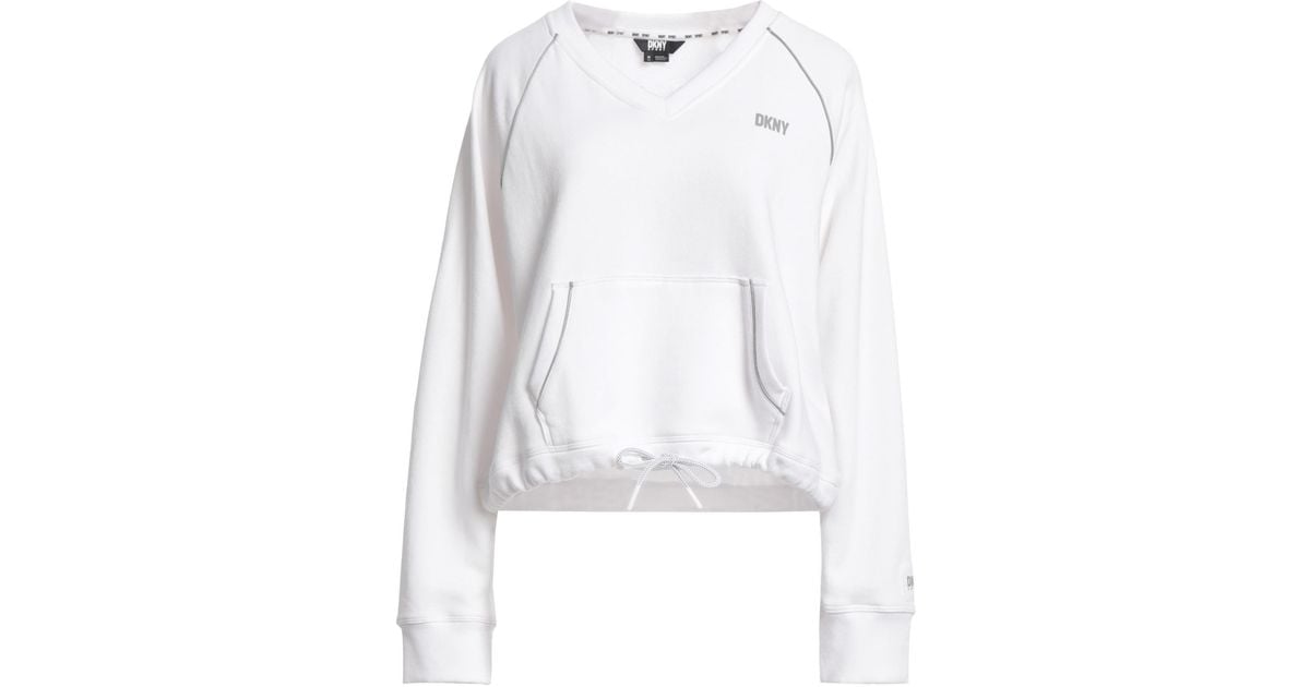 Dkny white sweatshirt deals