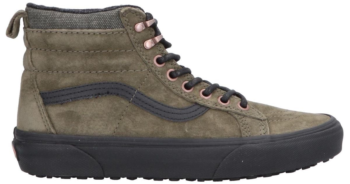 Vans Canvas Hightops & Sneakers in Military Green (Green) Lyst