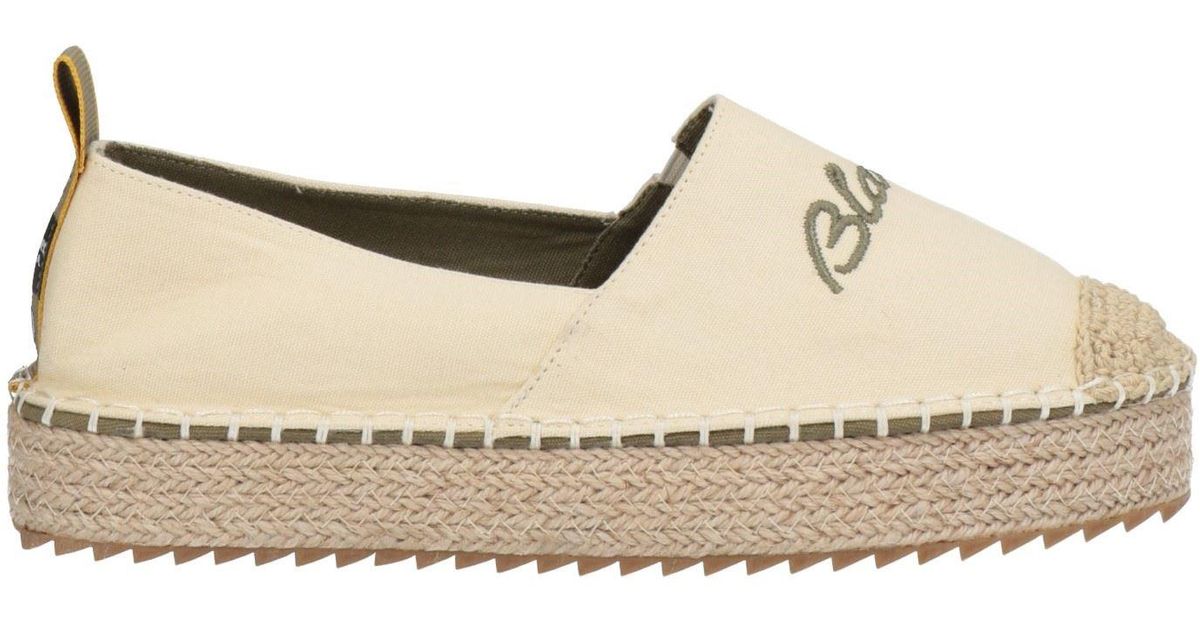 blauer espadrilles