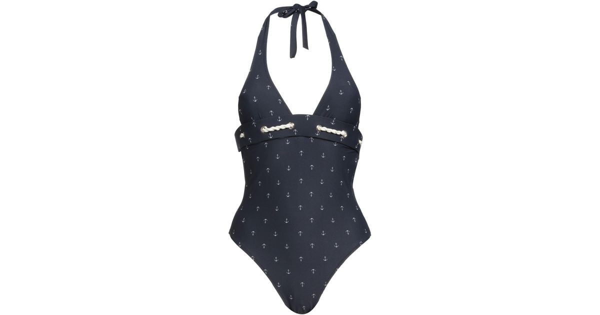 Guess One-piece Swimsuit in Blue | Lyst