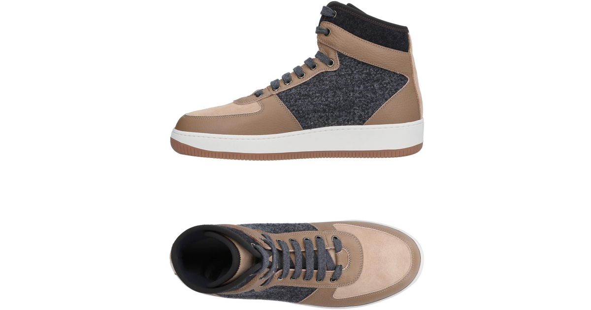 brunello cucinelli high top sneakers