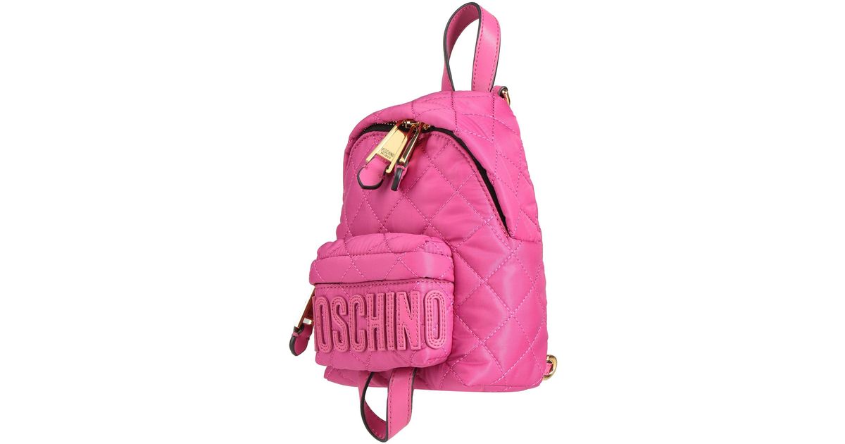 Moschino Backpack in Pink | Lyst