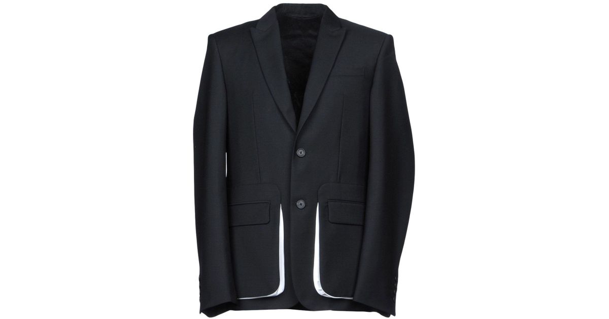 Givenchy Wool Blazer in Black for Men - Lyst