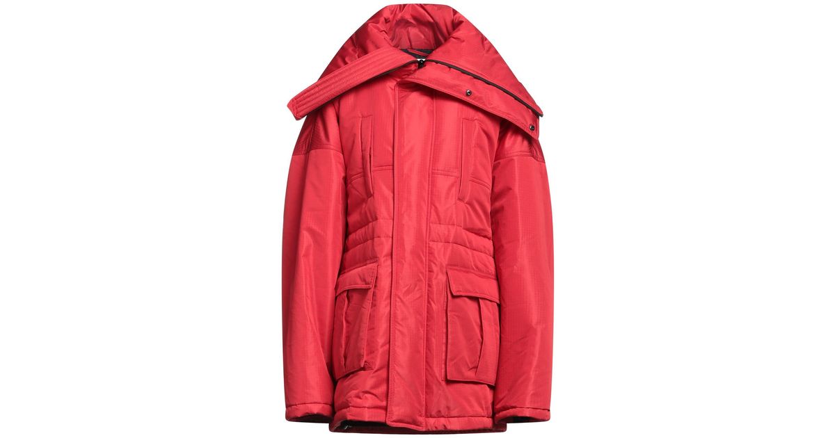 YOXO Midi Trench Coat - Coats - RED 