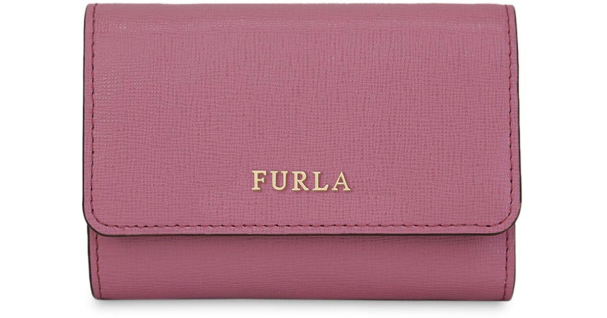Furla Leather Wallet in Mauve (Purple) Lyst