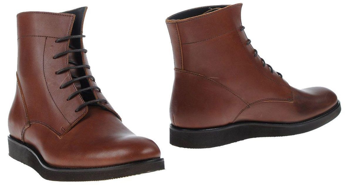 Lyst Ricci Ankle Boots in Brown for Men